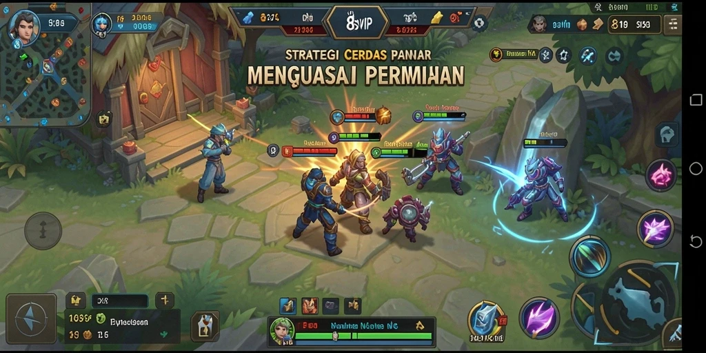 Screenshot gameplay dari 8SVIP yang menunjukkan taktik strategi.