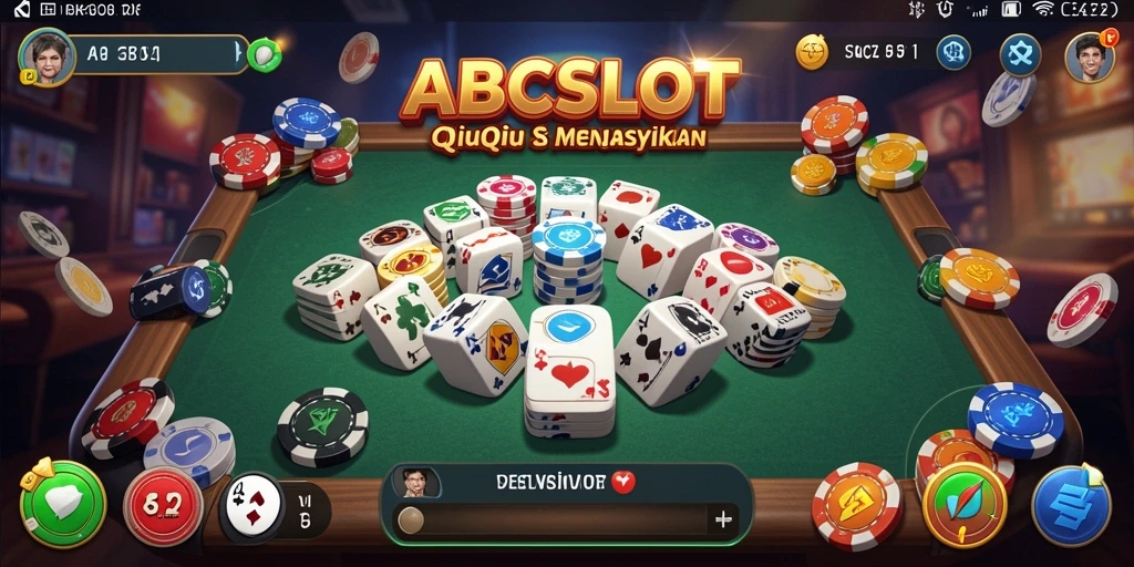 Gameplay seru dalam permainan QiuQiu ABCSLOT yang menegangkan.