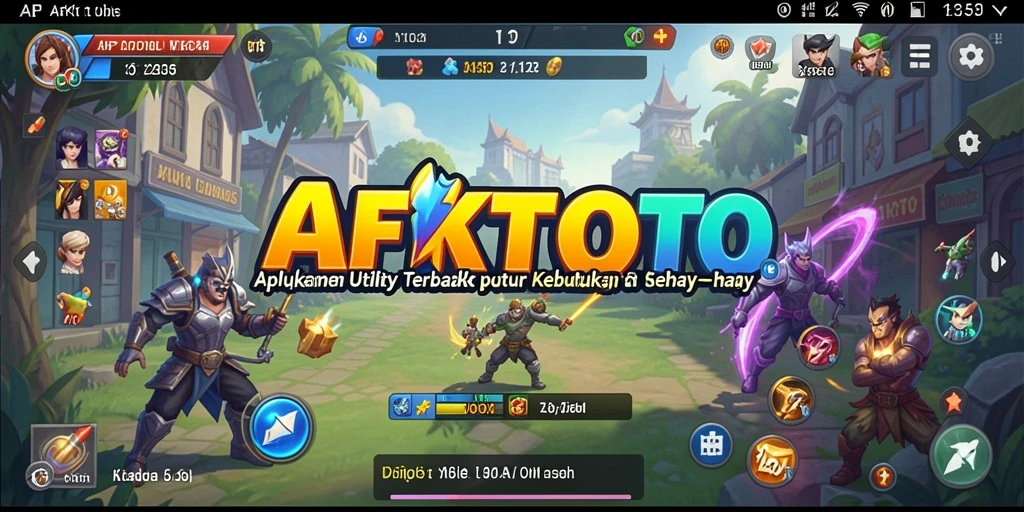 Tampilan antarmuka AFKTOTO yang bersih dan fungsional.