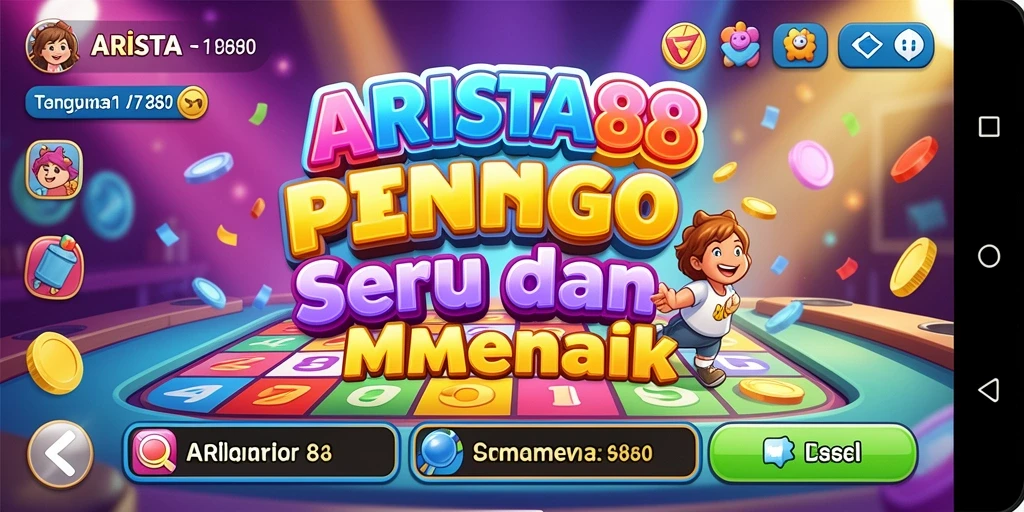Tampilan gameplay seru di ARISTA88 dengan tema Bingo.