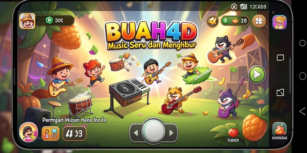 Tampilan gameplay BUAH4D yang seru dan dinamis.