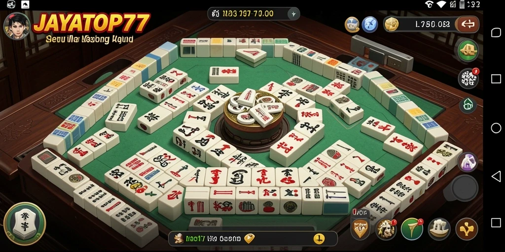 Gameplay Mahjong menarik dengan grafis tajam dan antarmuka yang ramah pengguna.