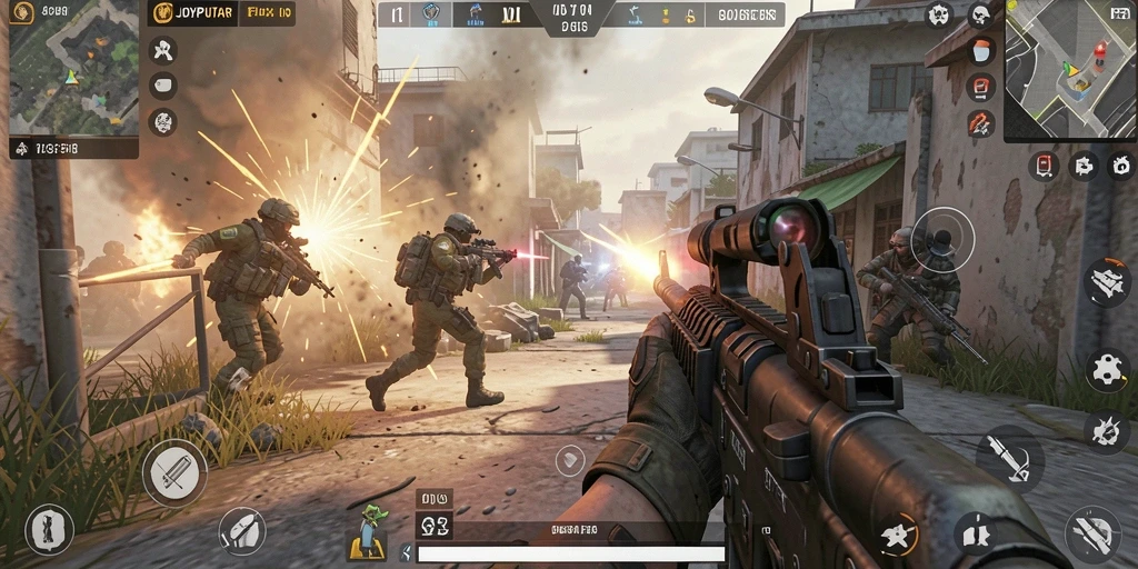 Gameplay seru di <strong>JOYPUTAR</strong> dengan pertempuran yang intens.