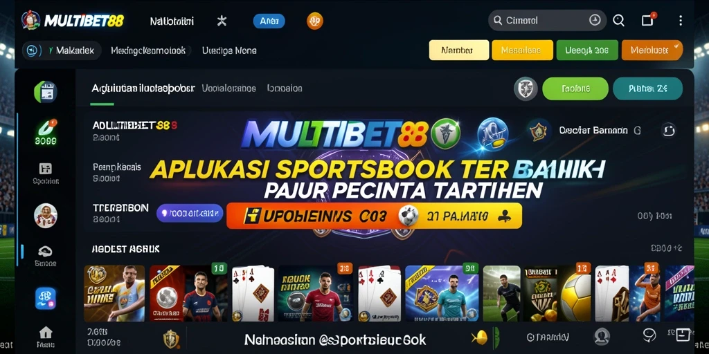 Tangkapan layar MULTIBET88 menampilkan antarmuka taruhan olahraga yang menarik.