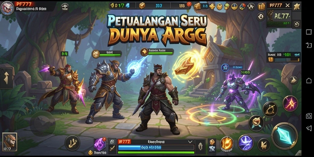 Tangkapan layar PF777 yang menampilkan aksi seru gameplay ARPG.