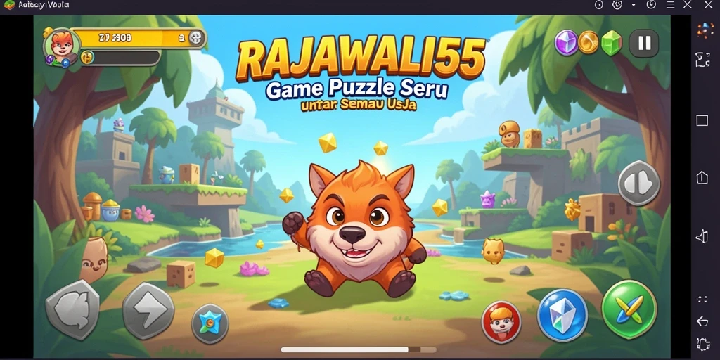 Screenshot menunjukkan gameplay seru dengan teka-teki yang menantang.