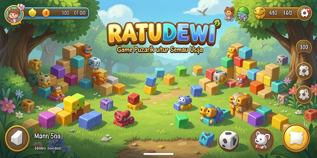 Tampilan gameplay RATUDEWI yang menantang dan seru.