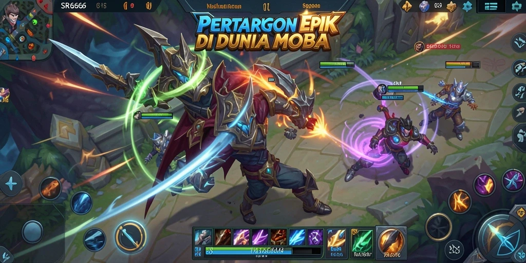 Tampilan menarik dari gameplay seru di SR6666